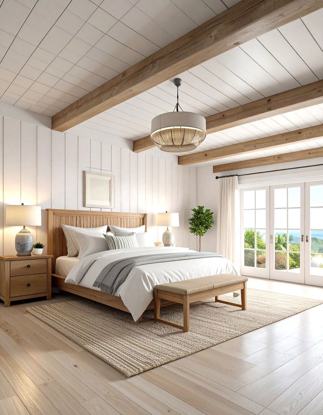 Beadboard Plank Ceiling Design - 24 Wood Plank Ceiling Ideas