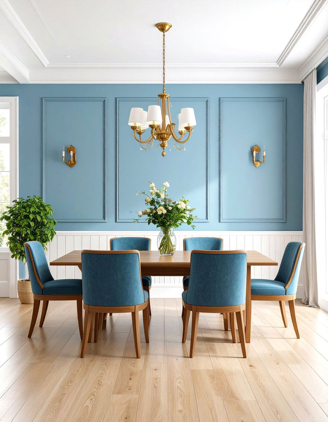 Beadboard Wainscoting Accent Wall - 24 Wood Accent Wall Ideas