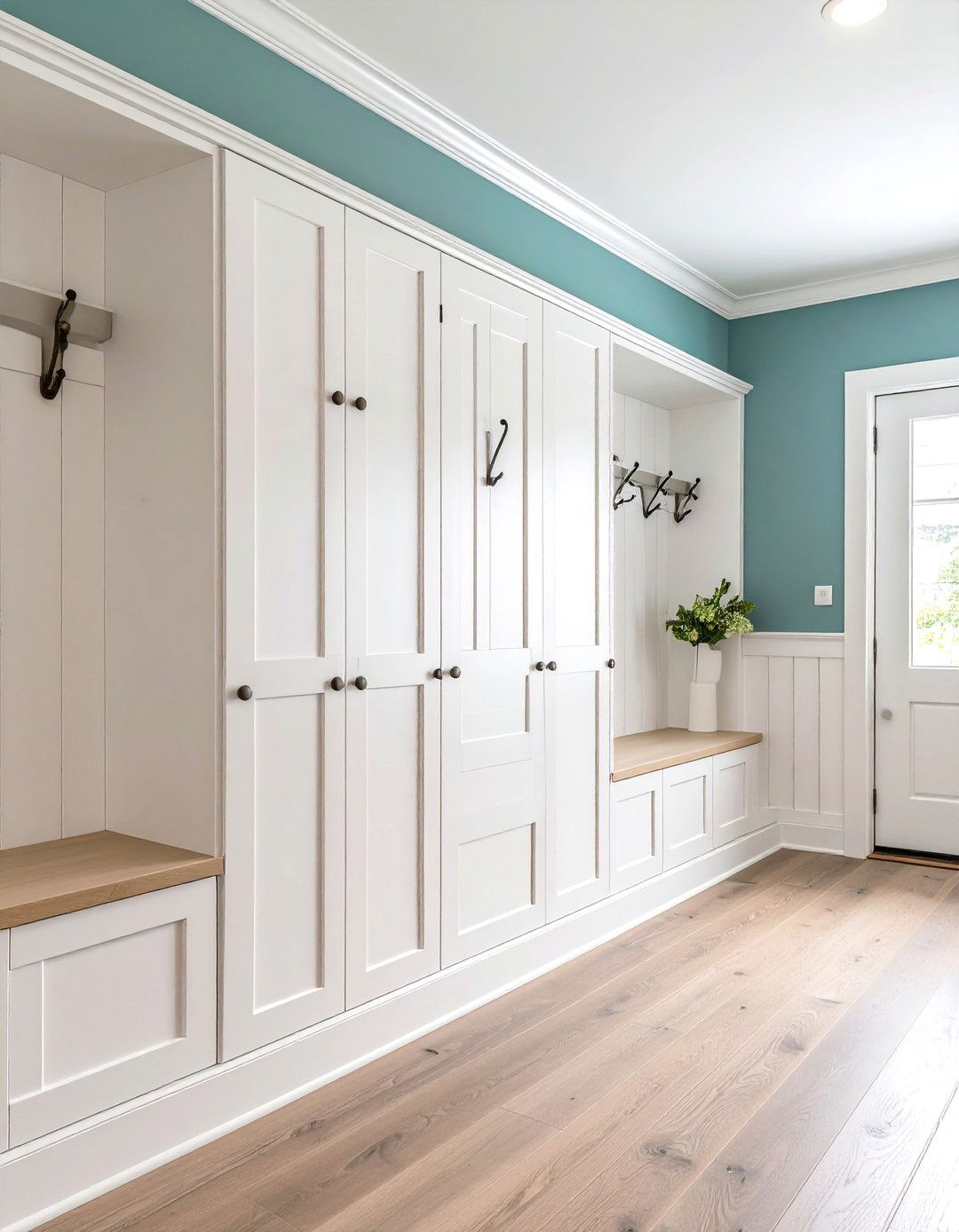 Beadboard Wainscoting Design - 24 Farmhouse Mudroom Ideas