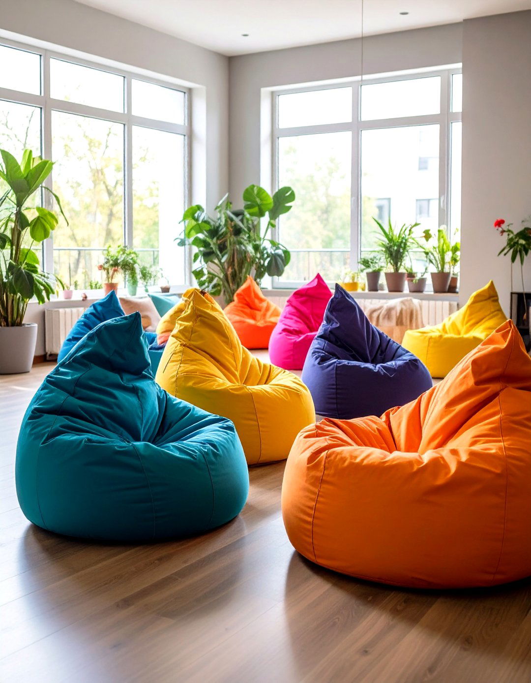 Bean Bag Chair Lounging Areas - 24 1970s-inspired Design Ideas