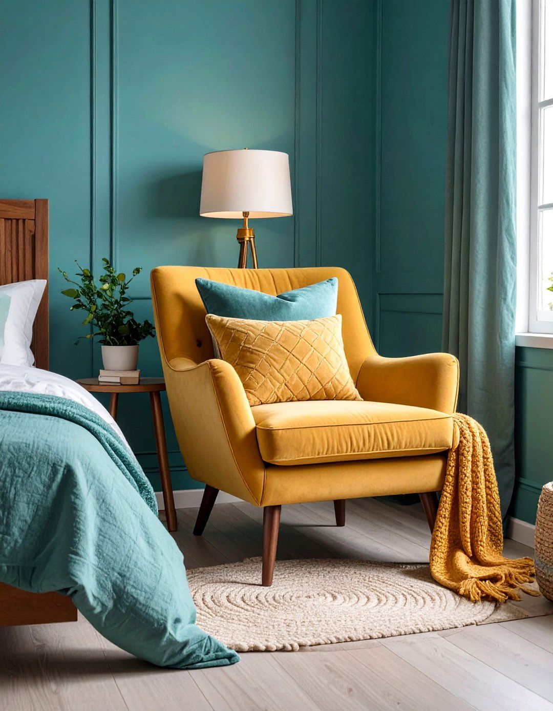 Bedroom Corner Armchair Nook - 24 Bedroom Sitting Area Ideas