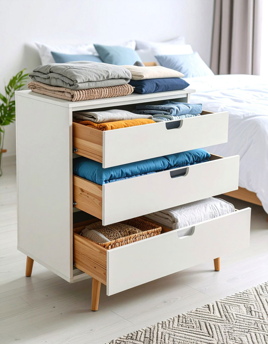 Bedroom Multi Drawer Storage Systems - 24 Bedding Storage Ideas