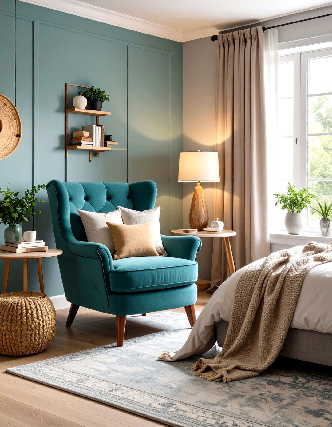 Bedroom Reading Nook Creation - 24 Nancy Meyers Interior Design Ideas