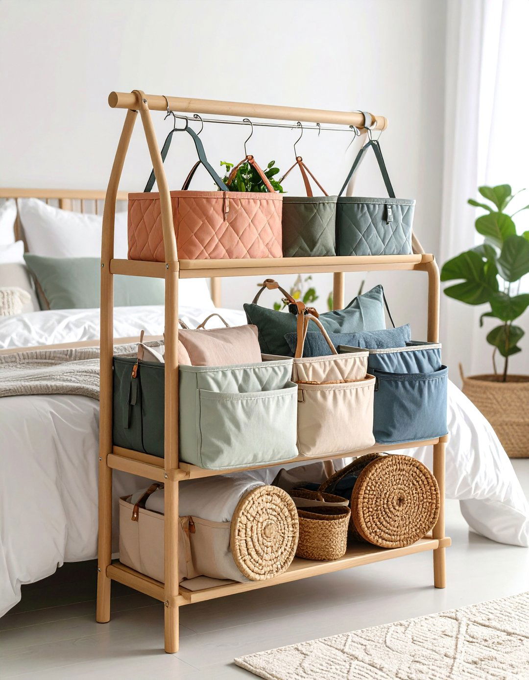 Bedside Caddy Systems - 24 Bedroom Storage Ideas