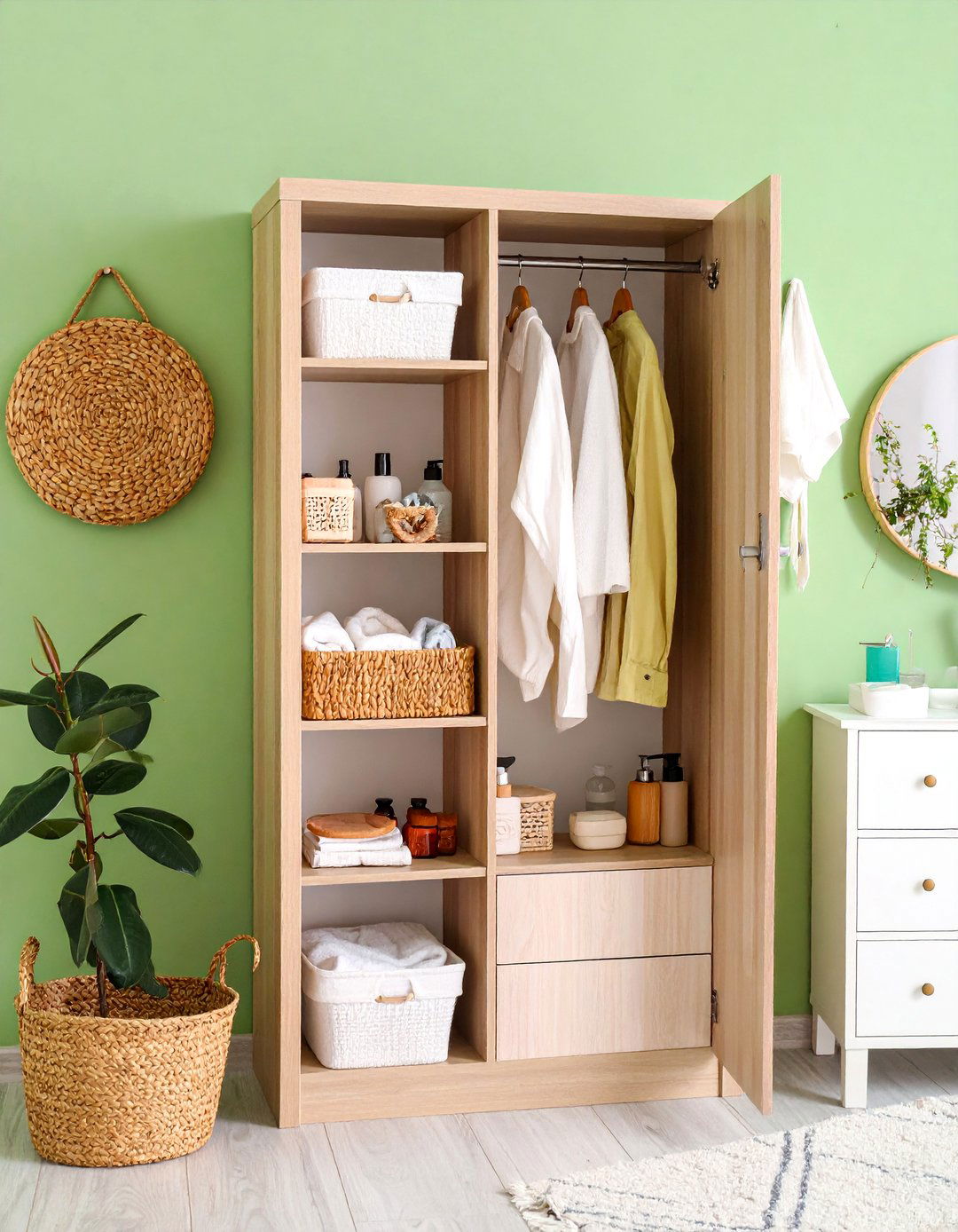 Behind Door Storage Rack Organization - 24 Bathroom Storage Ideas