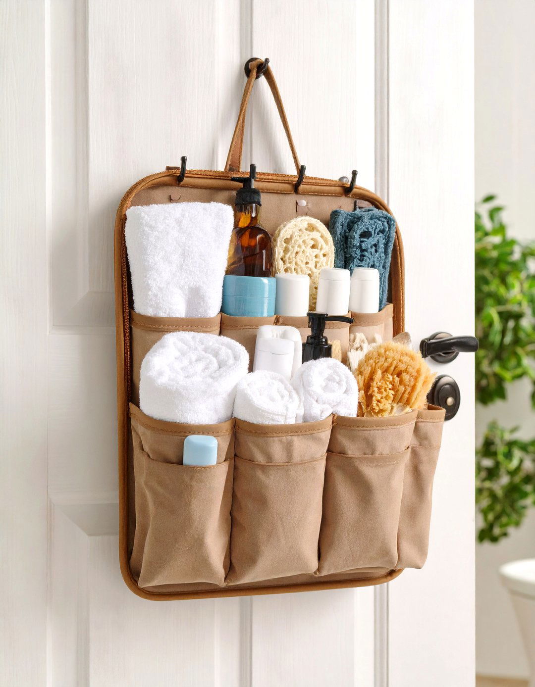 Behind the Door Organization - 24 Towel Storage Ideas