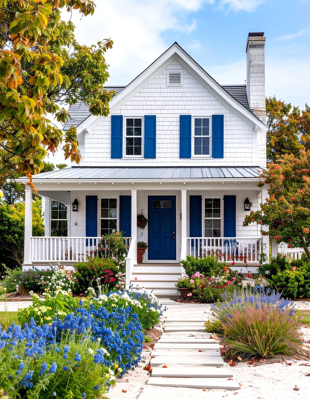 Benjamin Moore Sea Pearl - 24 White Exterior Paint Colors