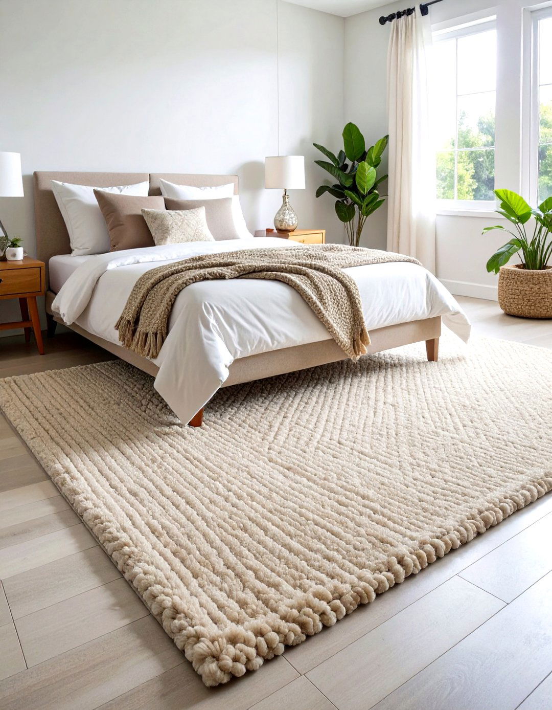 Berber Loop Carpet - 24 Bedroom Flooring Ideas