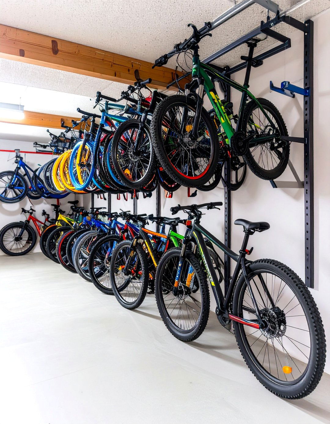 Bicycle Storage Solutions - 24 Basement Storage Ideas