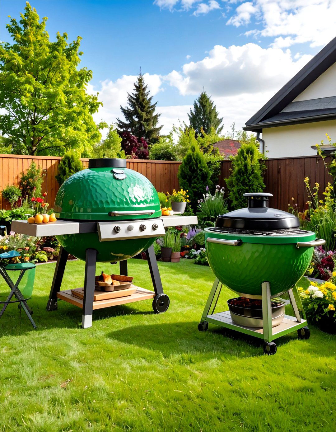 Big Green Egg Dedicated Station - 24 Grill Station Ideas