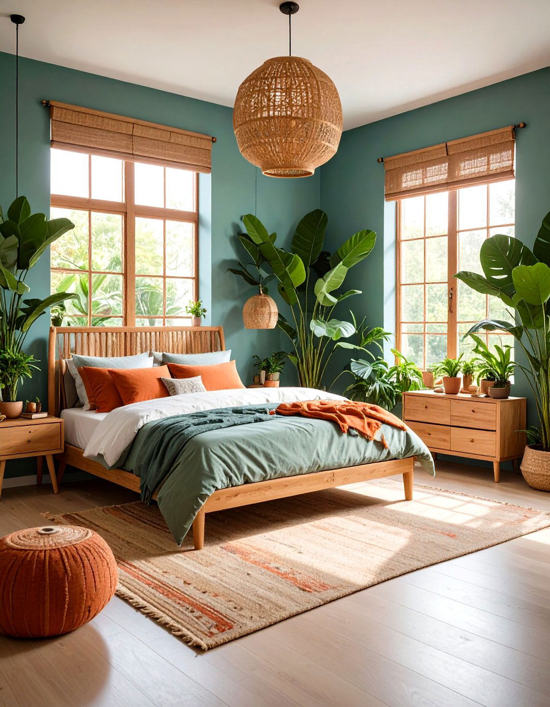 Biophilic Bedroom Sanctuary - 24 Housewarming Decoration Ideas