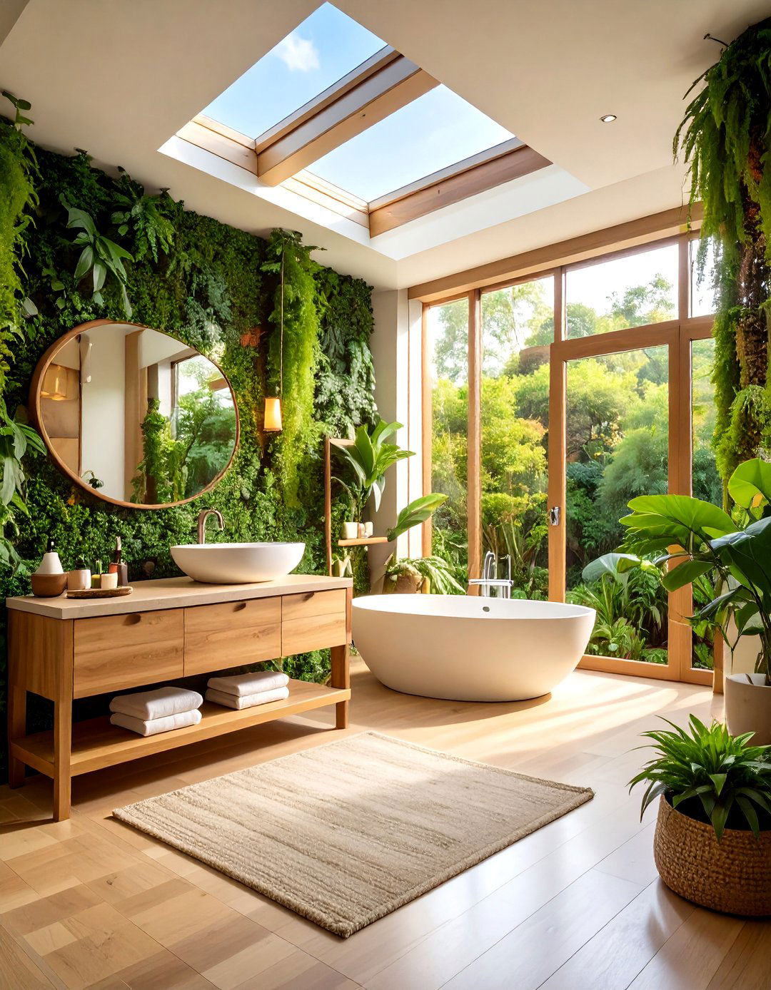 Biophilic Nature Connection - 24 Bathroom Remodel Ideas