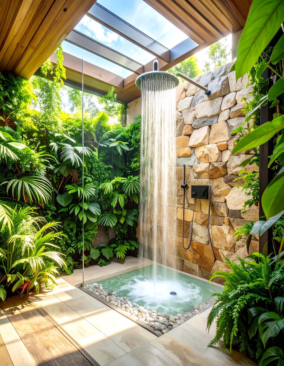 Biophilic Nature Inspired Design - 24 Luxury Shower Ideas