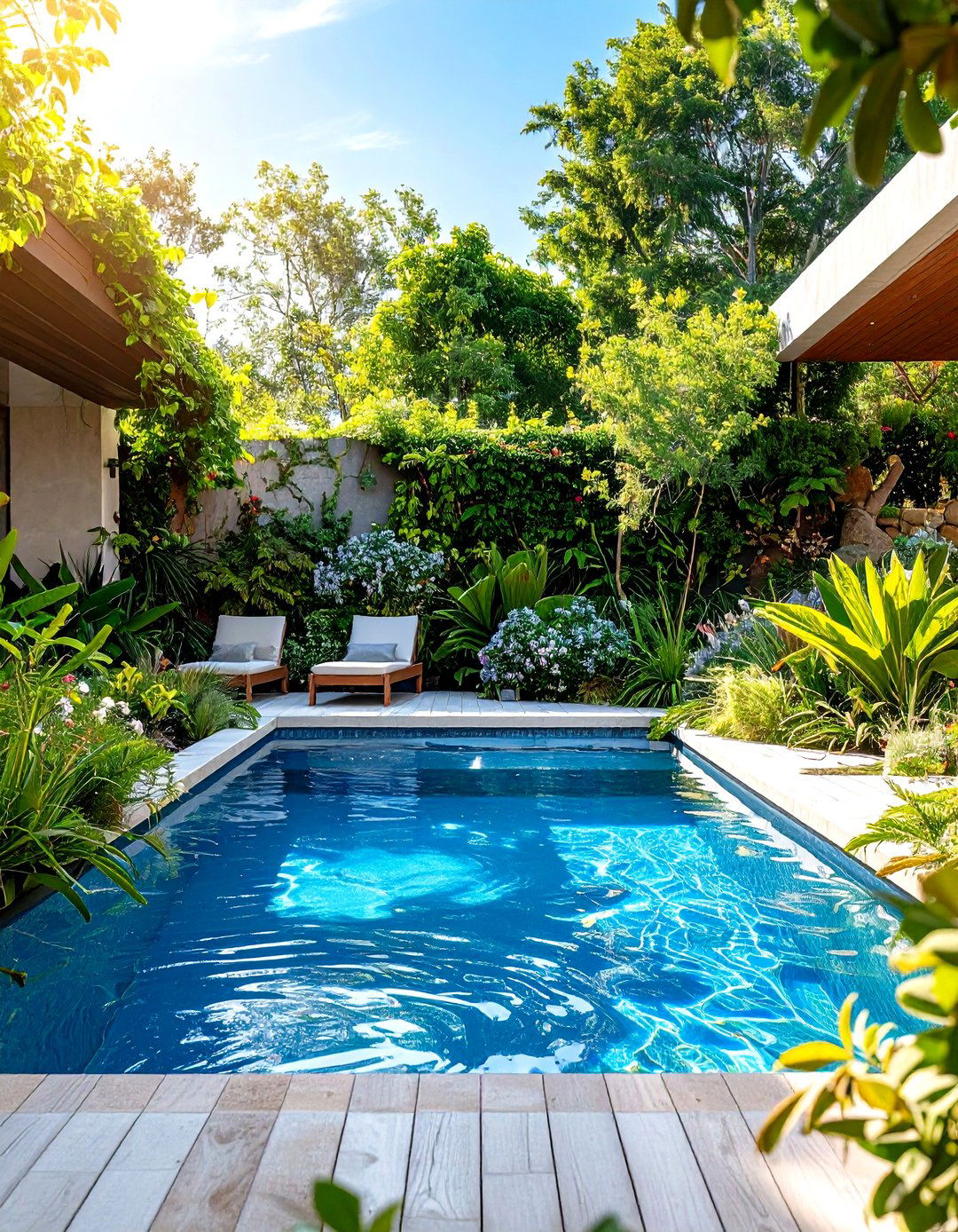 Biophilic Pool Landscaping - 24 Pool Decor Ideas