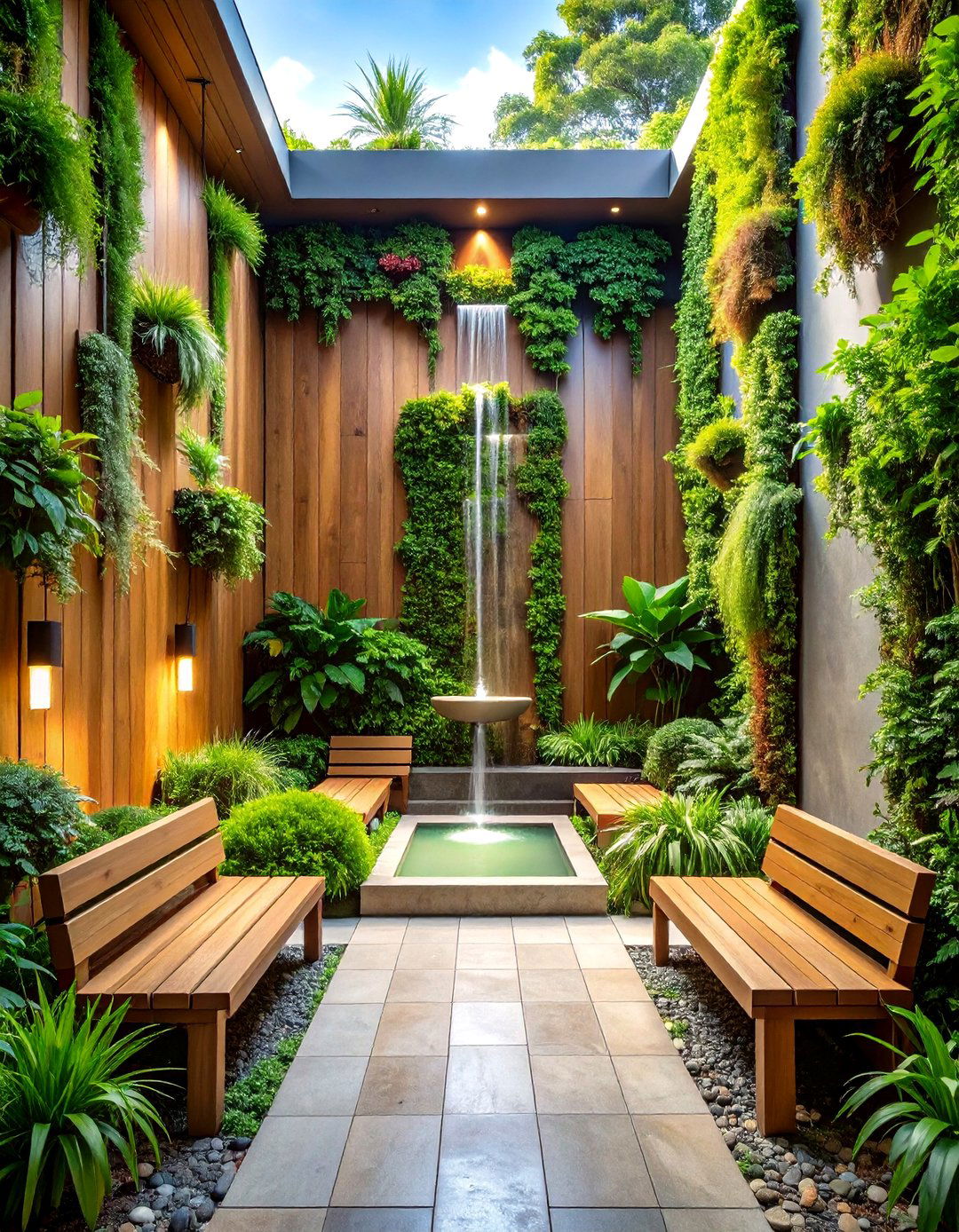 Biophilic Vertical Garden Retreat - 24 Outdoor Decor Ideas