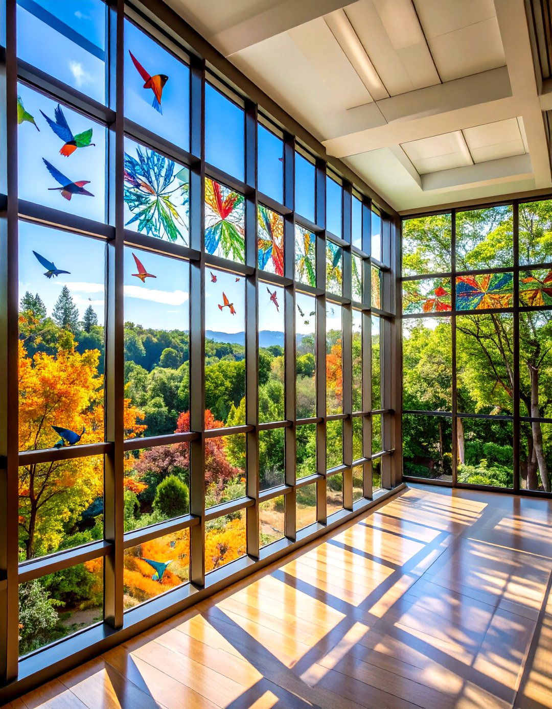 Bird Safety Decorative Film - 24 Window Film Designs
