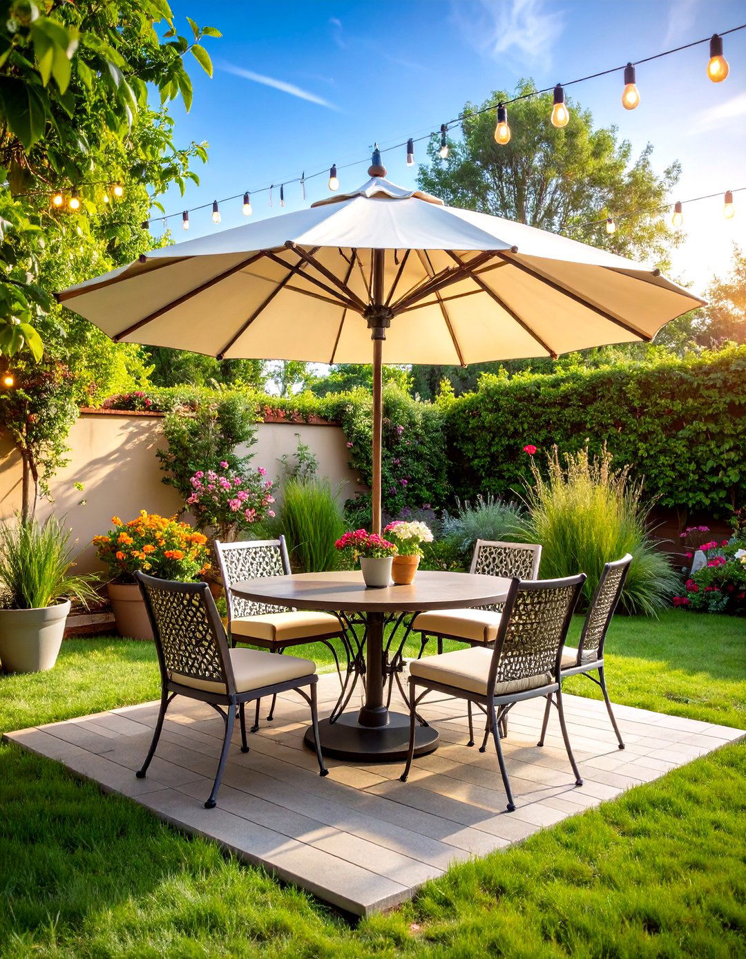 Bistro Dining Patio - 24 Small Backyard Patio Ideas