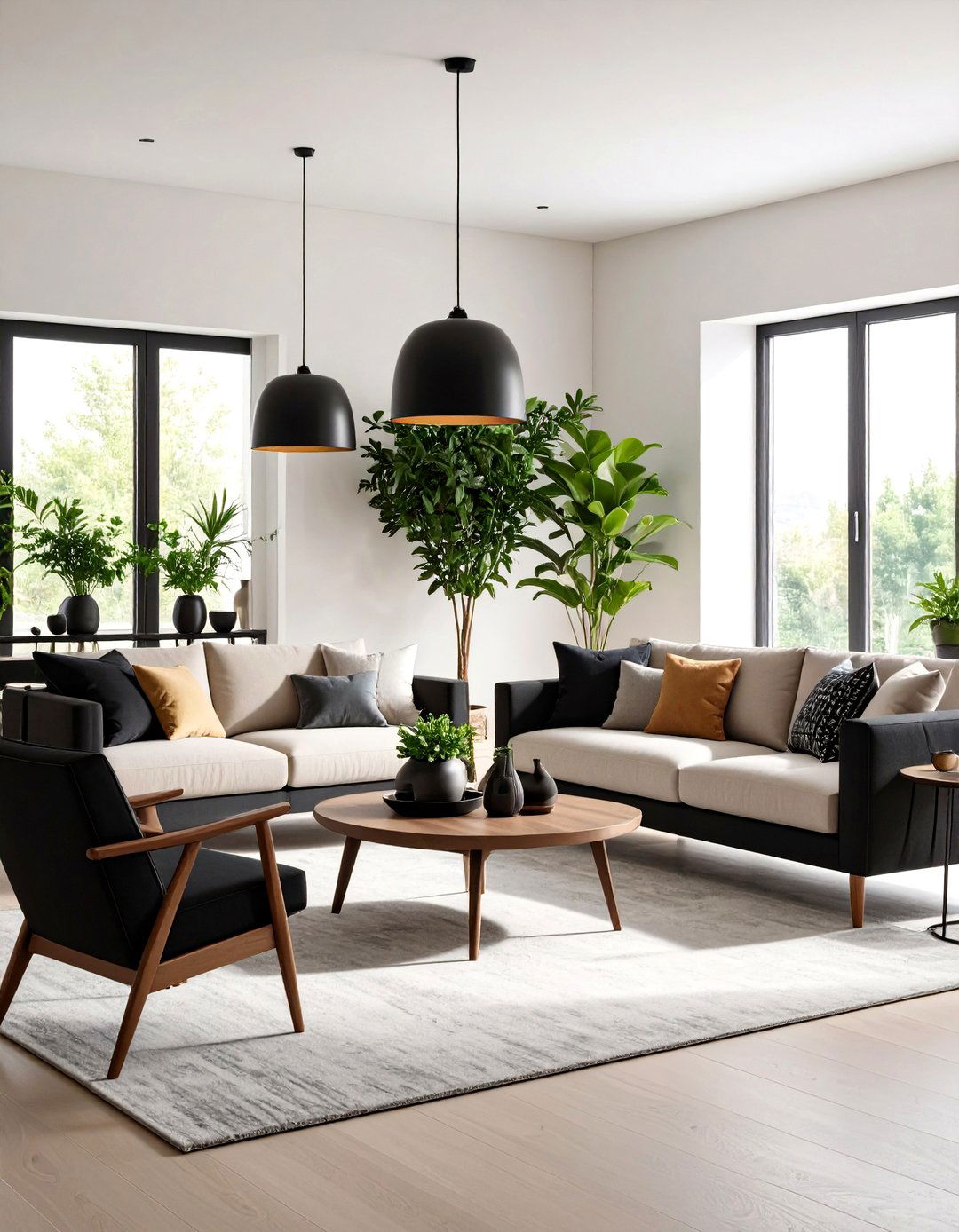 Black Accent Furniture Living Room - 24 Black Living Room Ideas
