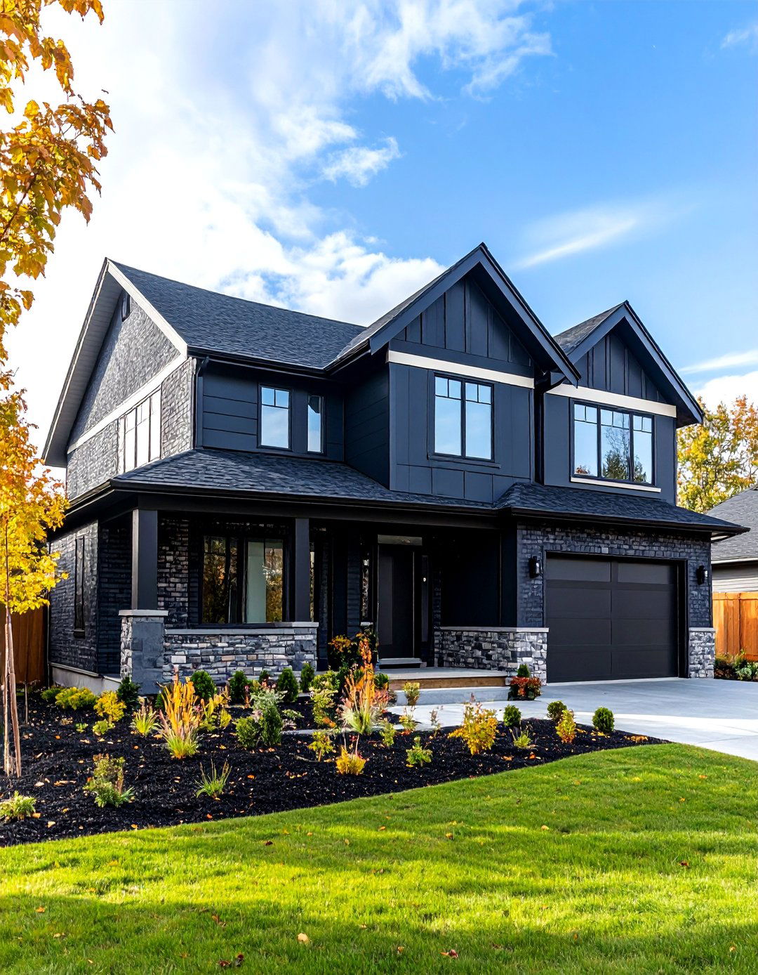 Black Brick Renovation Transformation Design - 24 Black Brick House Exteriors