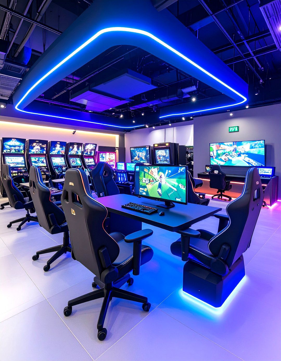 Black Gaming Social Hub - 24 Black Gaming Room Ideas