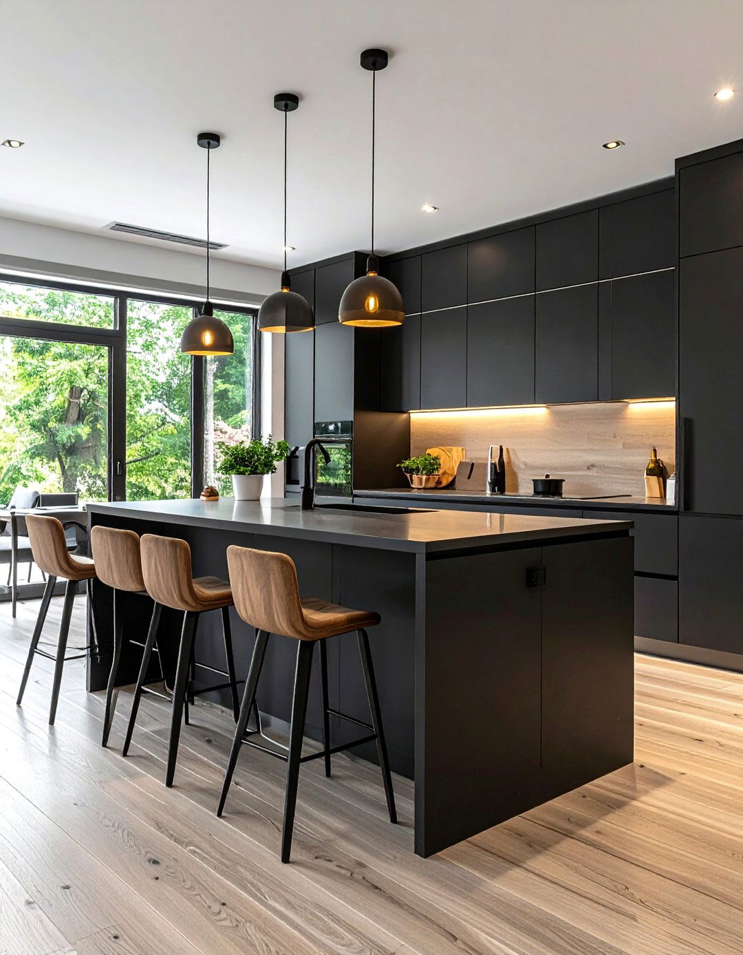 Black Kitchen Island with Seating - 24 Black Kitchen Islands