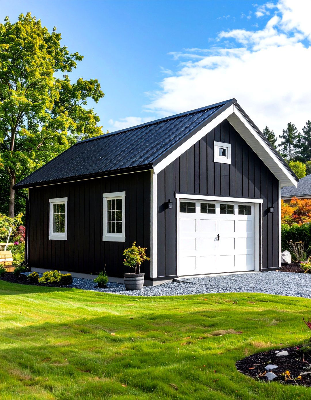 Black Modern Minimalist - 24 Shed Color Ideas
