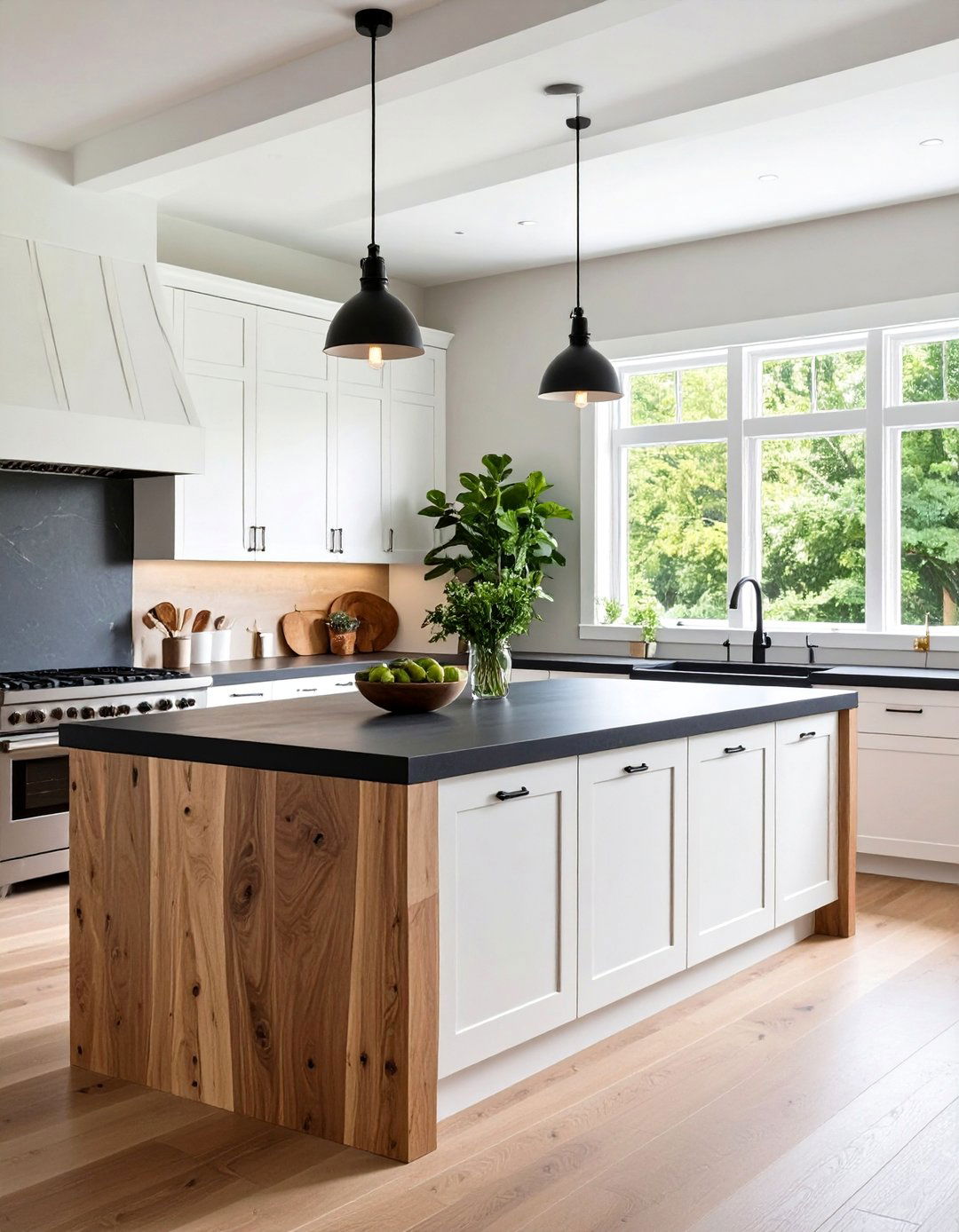 Black Natural Edge Live Design - 24 Black Kitchen Countertops