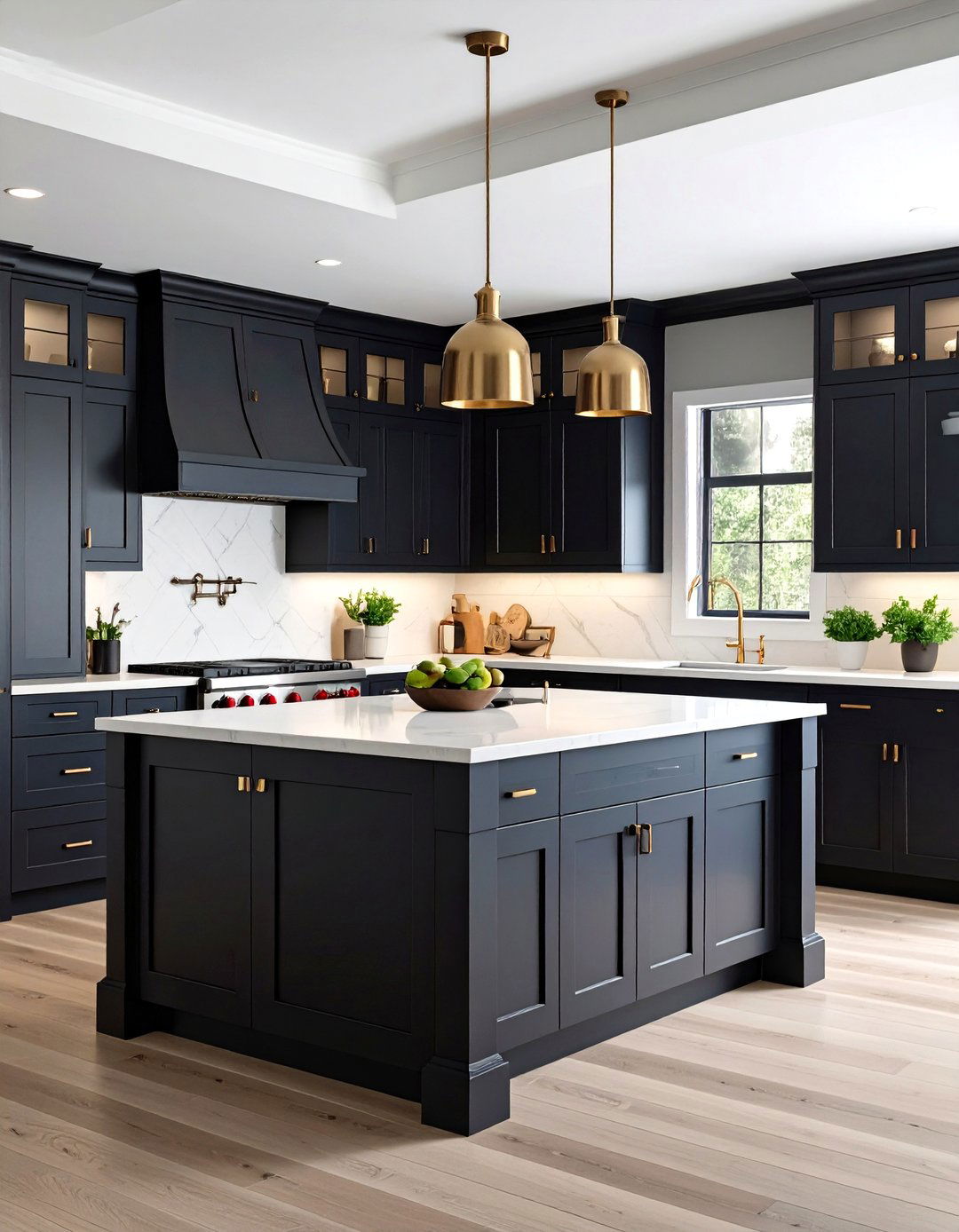 Black Shaker Cabinet Kitchen Installations - 24 kitchens with beautiful black cabinets