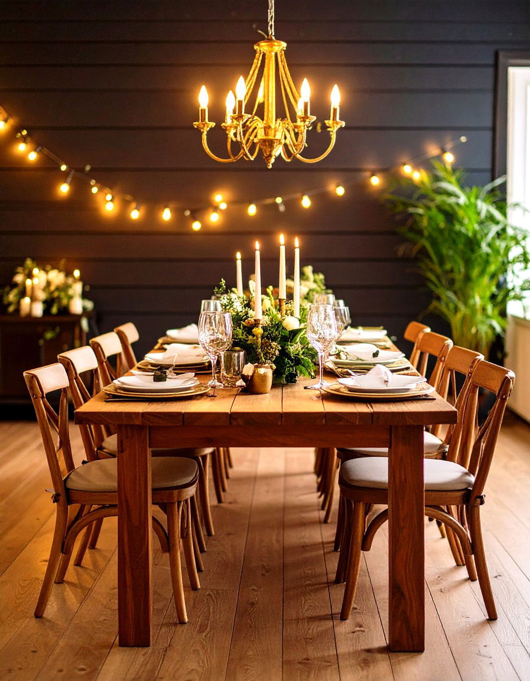 Black Shiplap Dining Room Feature Wall - 24 Black Shiplap Wall Ideas