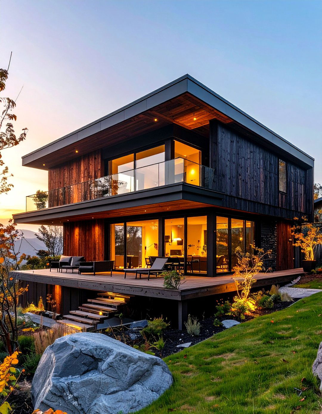 Black Shou Sugi Ban Wood Houses - 24 Modern Black Houses