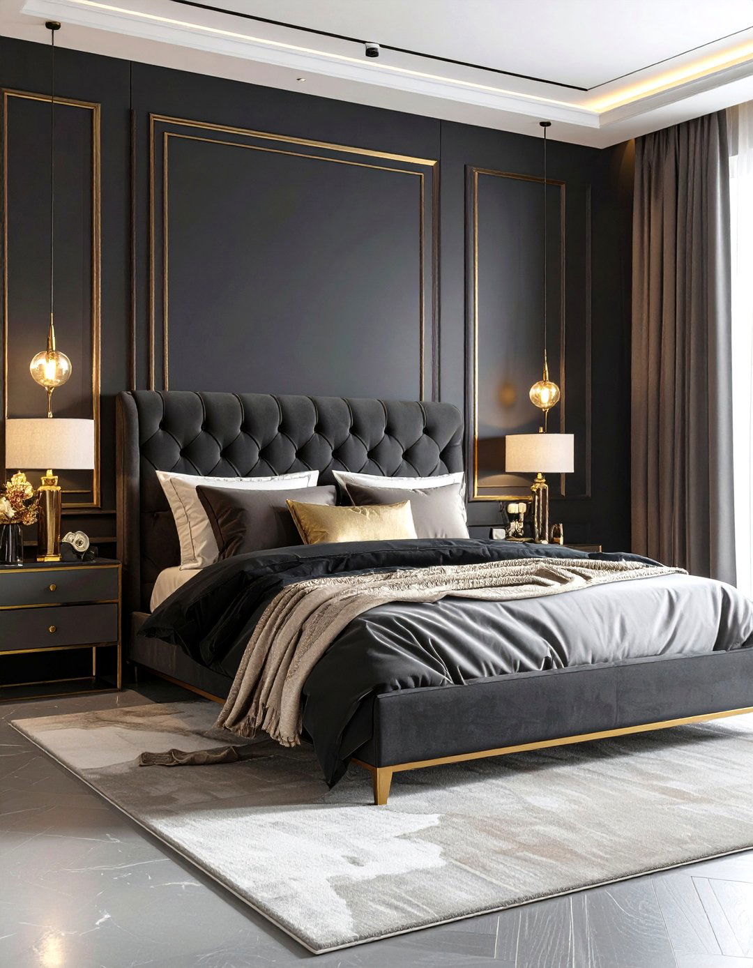 Black and Gold Luxury Combination