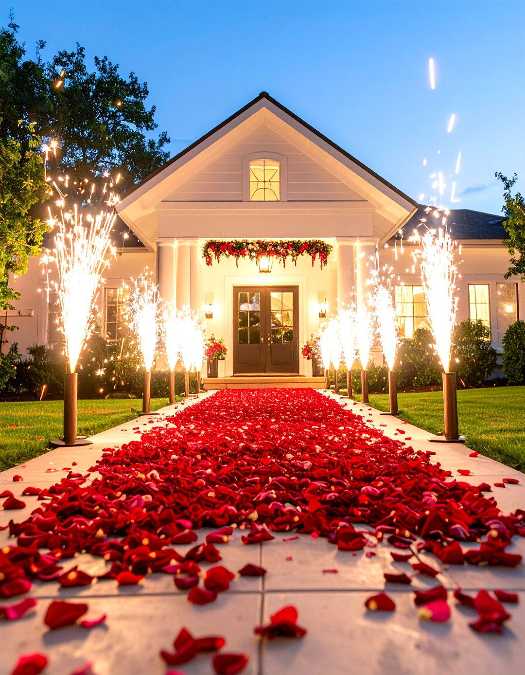 Black and Red Send Off - 24 Red and Black Wedding Ideas