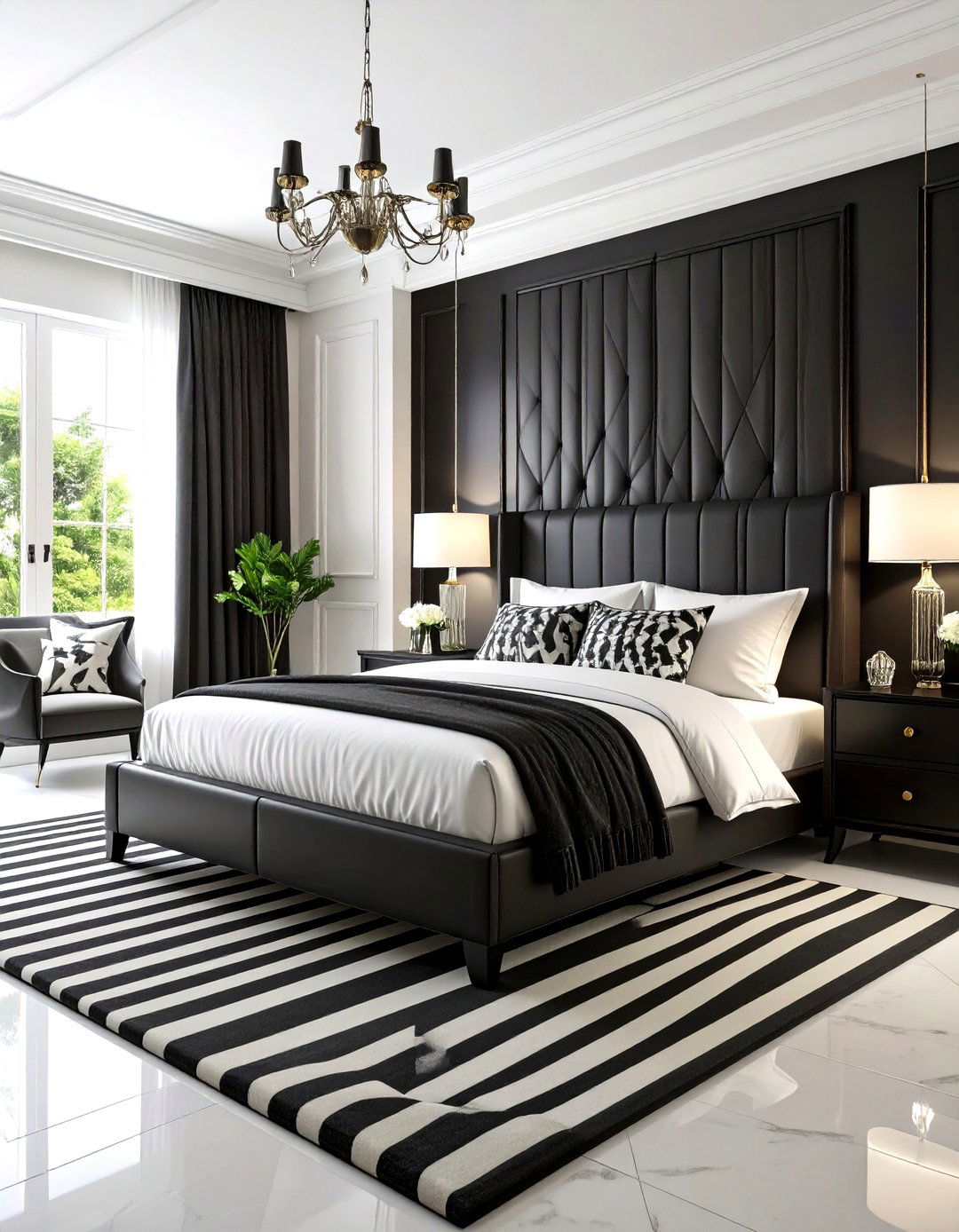 Black and White Classic - 24 Bedroom Decor Ideas