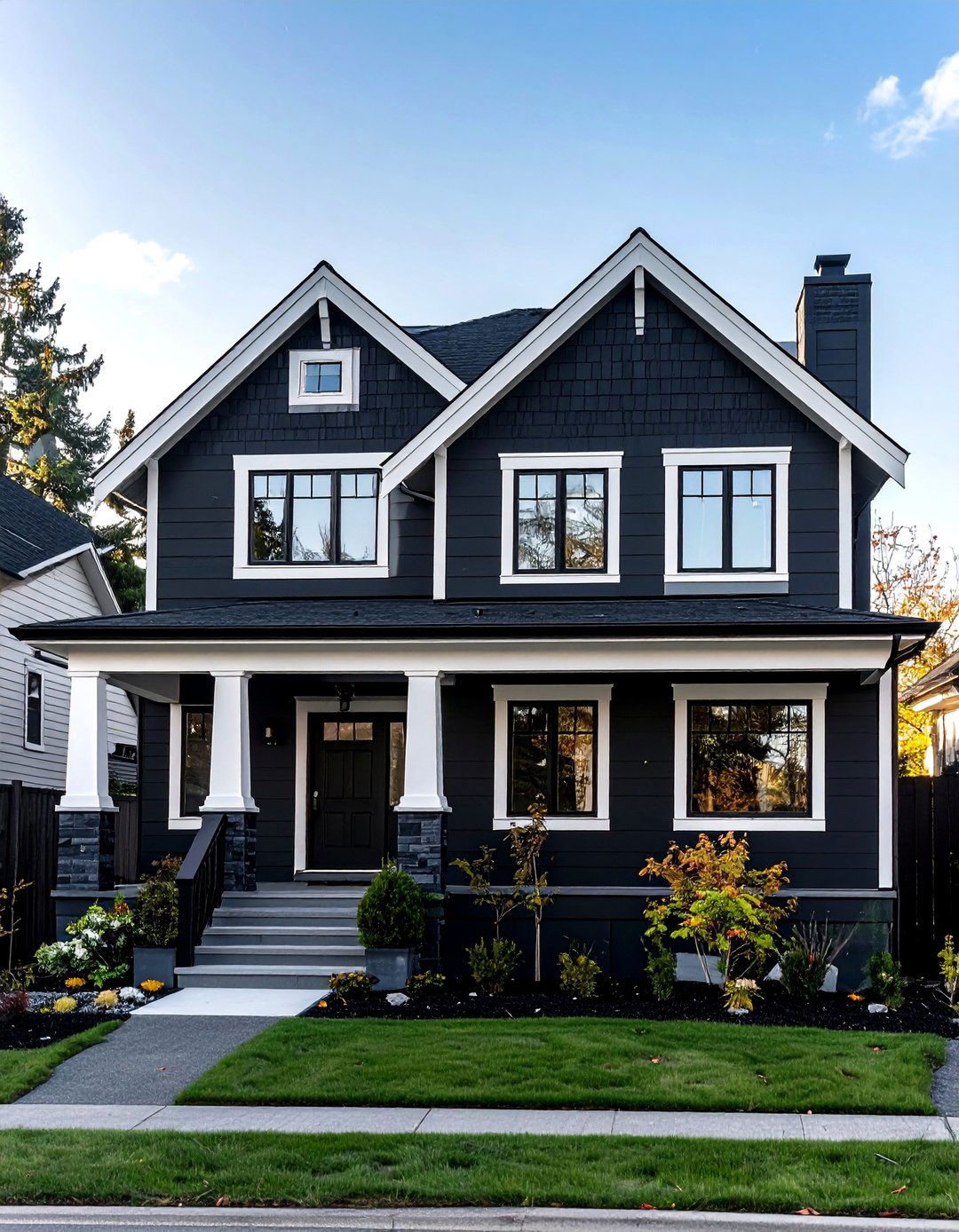 Black and White Monochromatic Designs - 24 Modern Black Houses