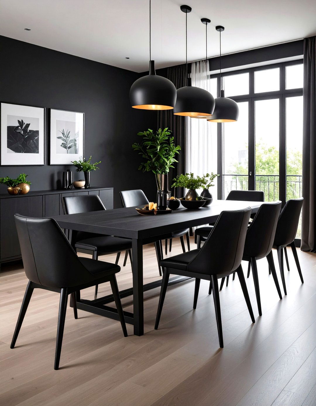 Blackened Steel Frame Furniture - 24 Industrial Dining Room Ideas