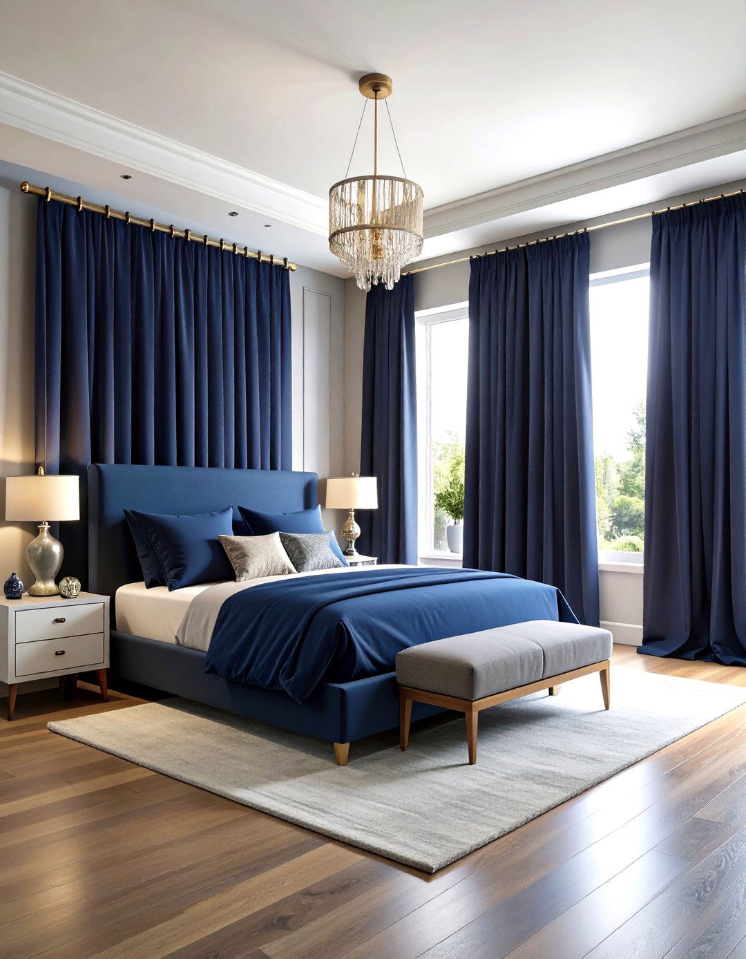 Blackout Curtains for Complete Darkness - 24 Bedroom Window Ideas
