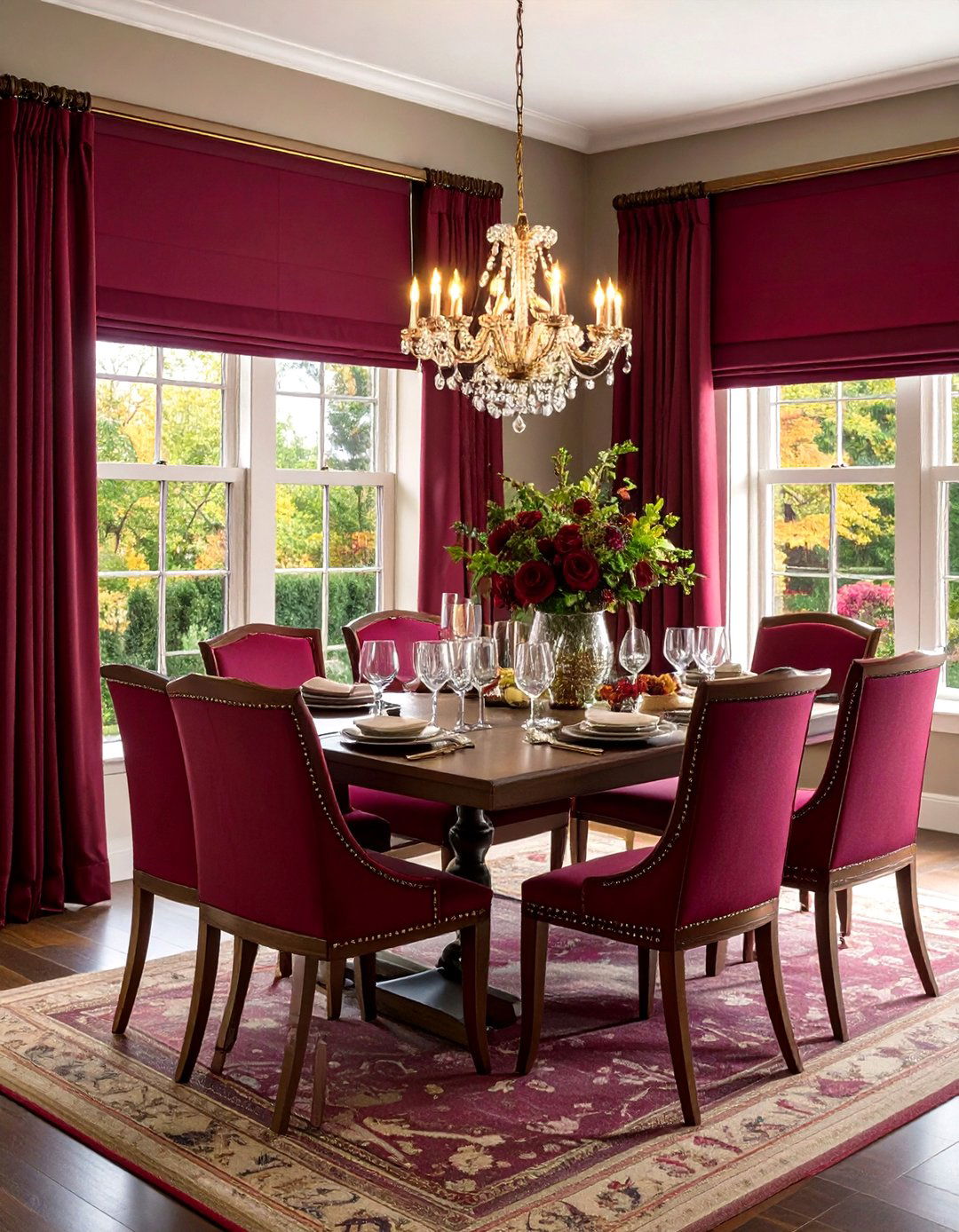 Blackout Dining Room Drama - 24 Dining Room Window Treatments