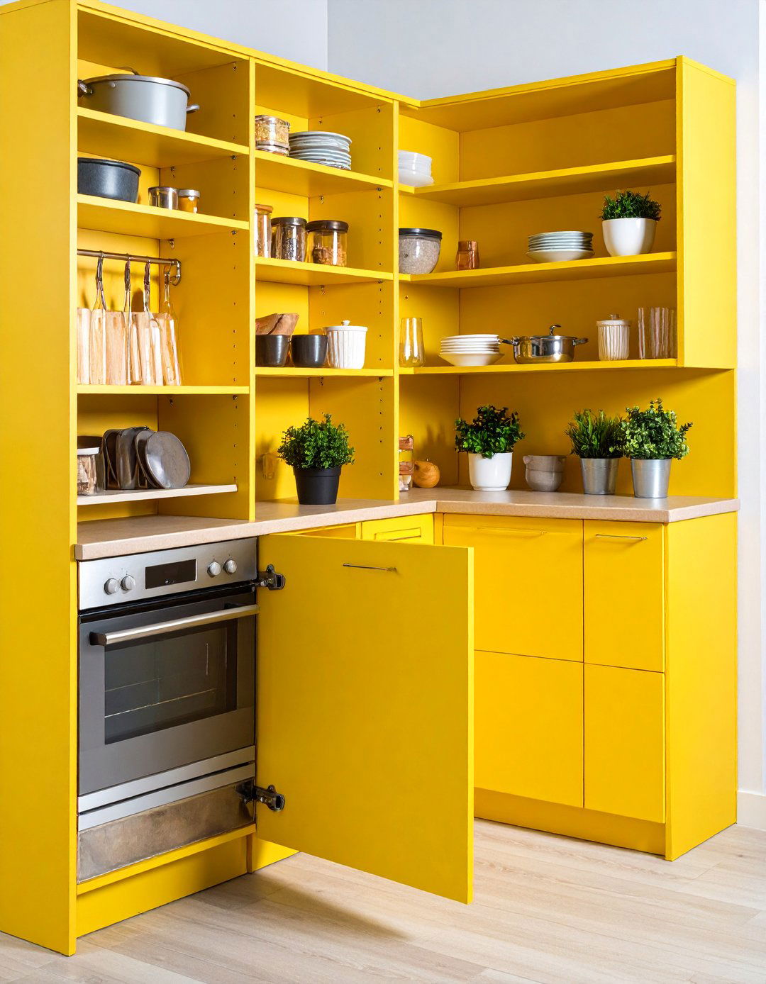 Blind Corner Pull Out Organizer with Soft Close - 24 Blind Corner Kitchen Cabinet Ideas