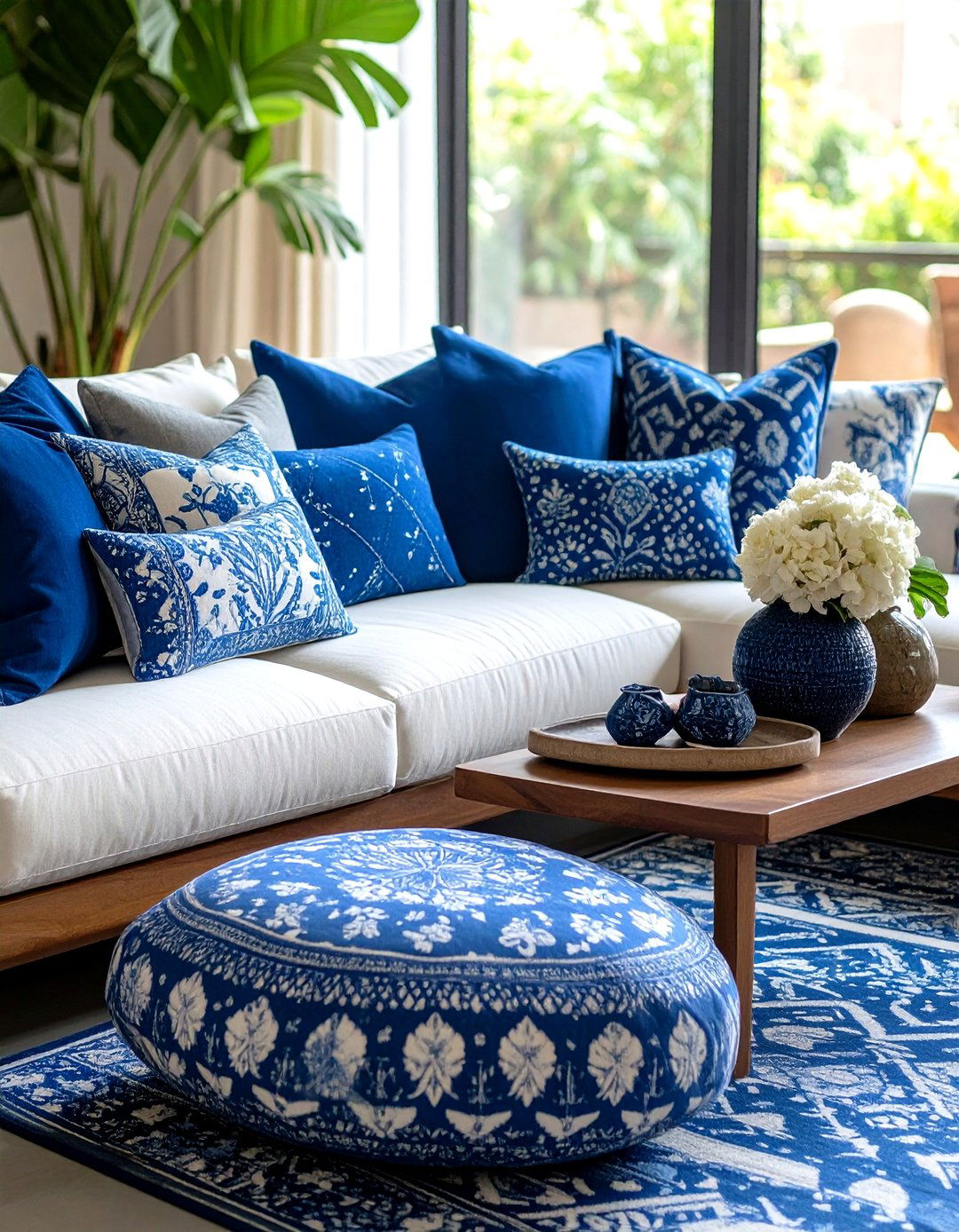 Block Print Textile Accents - 24 Spring Decor Ideas