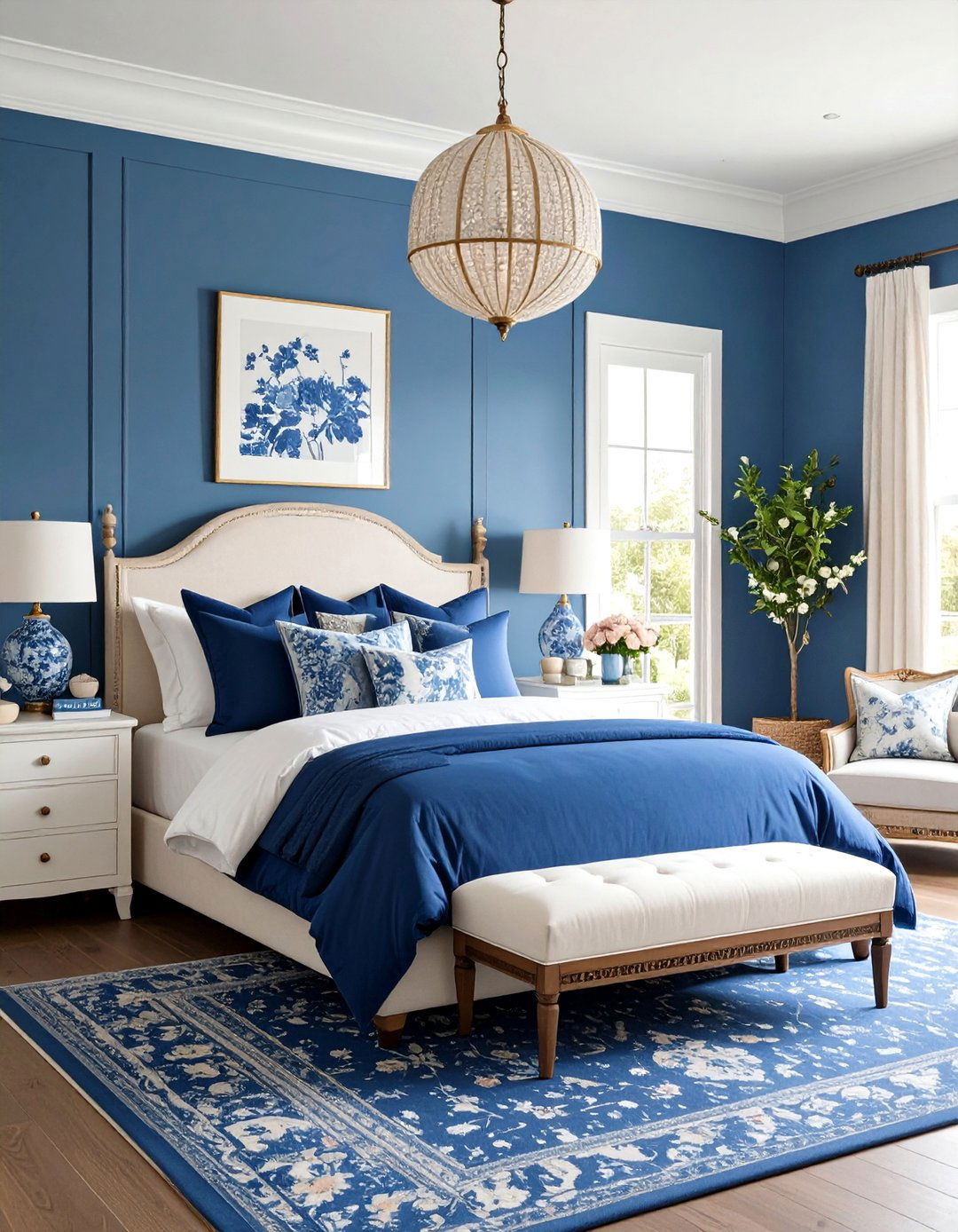 Blue Chinoiserie Bedroom - 24 Chinoiserie Bedroom Ideas