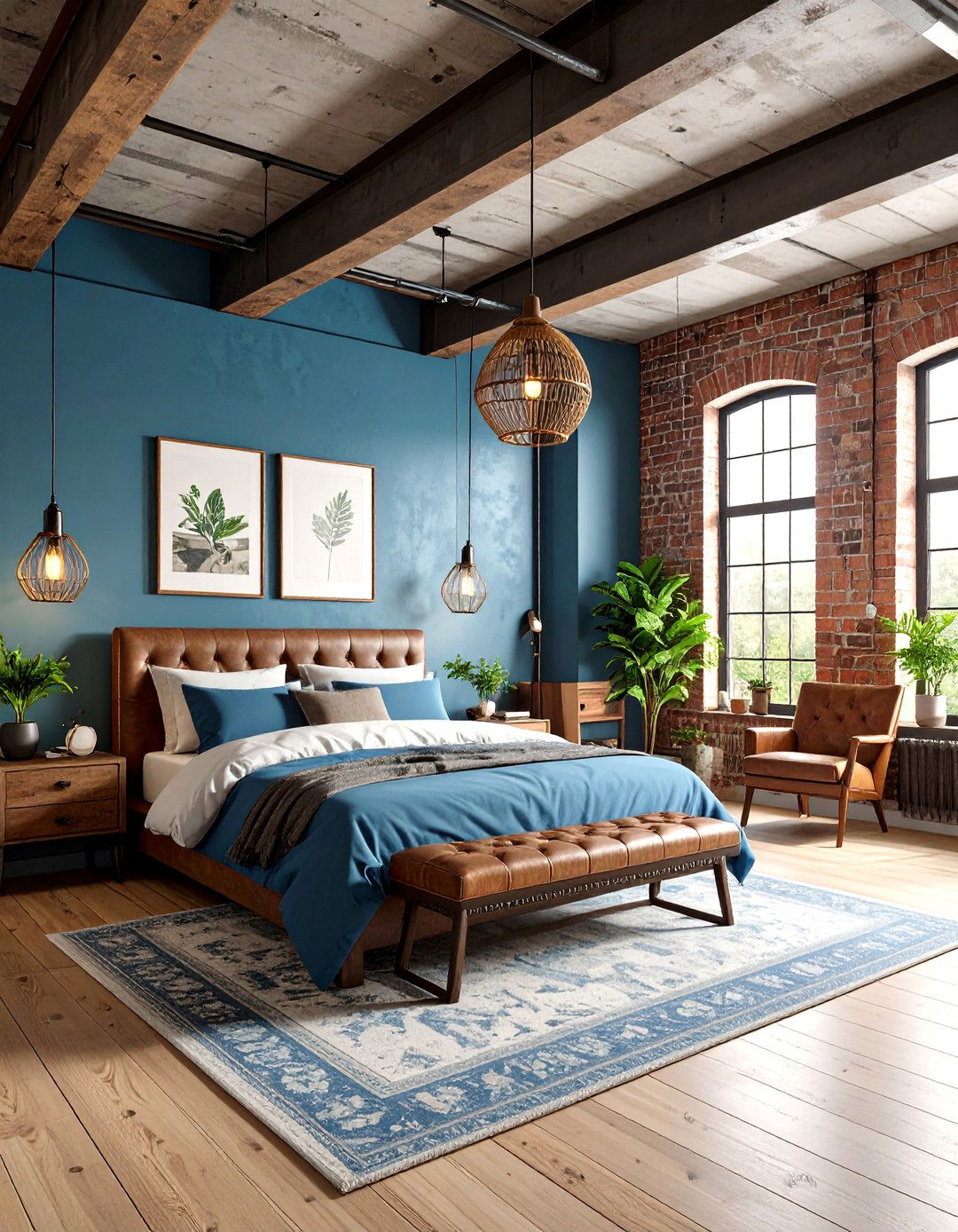 Blue Gray Paint for Industrial Loft Bedrooms - 24 Blue-gray Paint Colors