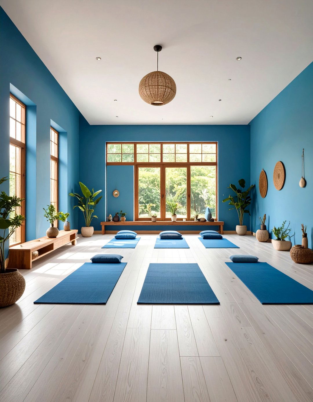 Blue Tranquility Meditation Room - 24 meditation room ideas