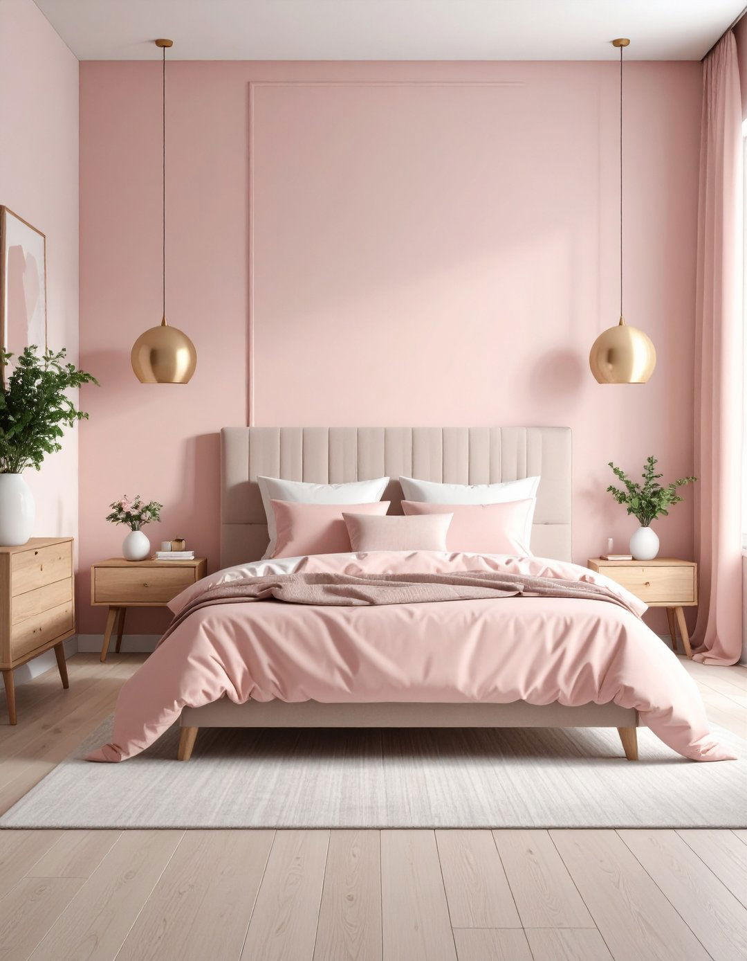 Blush Pink Bedroom Sanctuary - 24 Pink Room Ideas