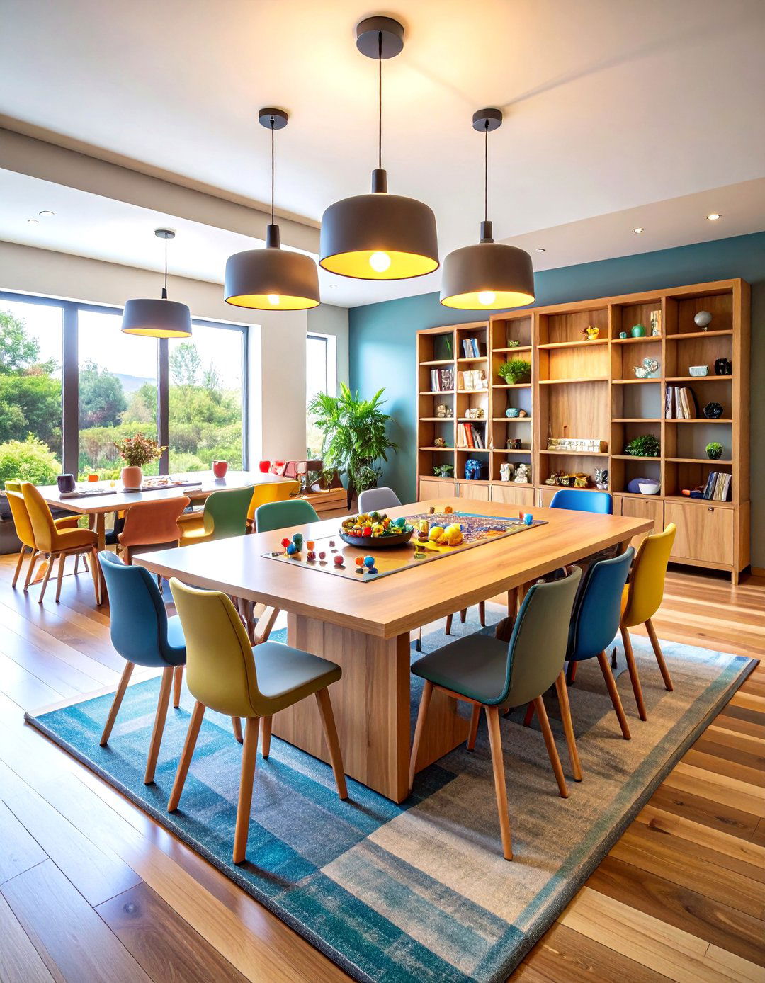 Board Game Social Area - 24 Small Game Room Ideas