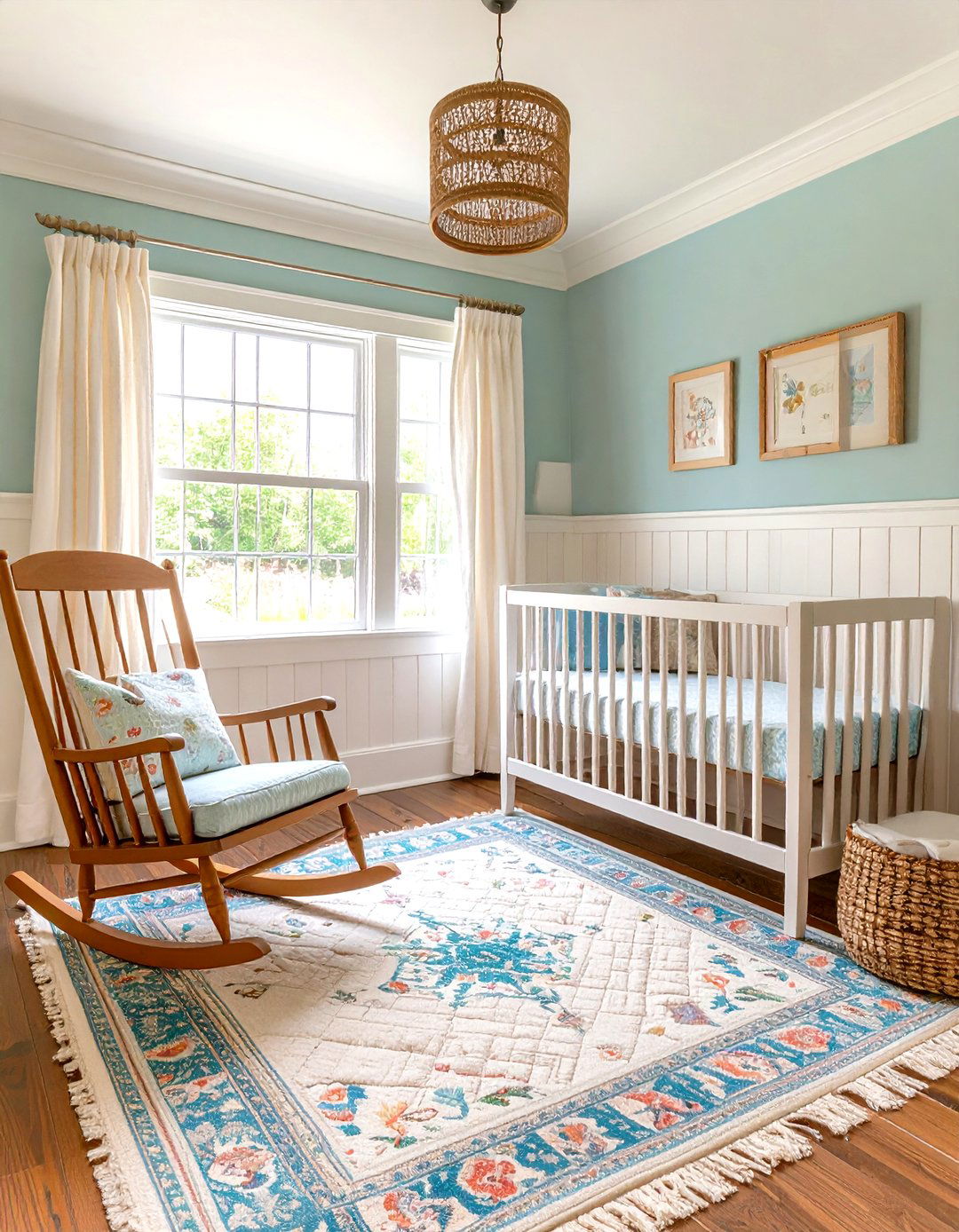 Board and Batten Farmhouse Nursery - 24 Farmhouse Nursery Ideas