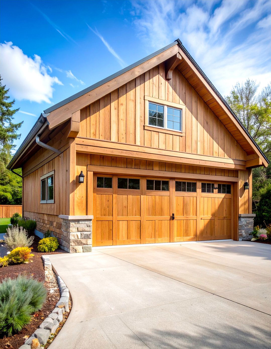 Board and Batten Siding Design - 24 Rustic Garage Ideas