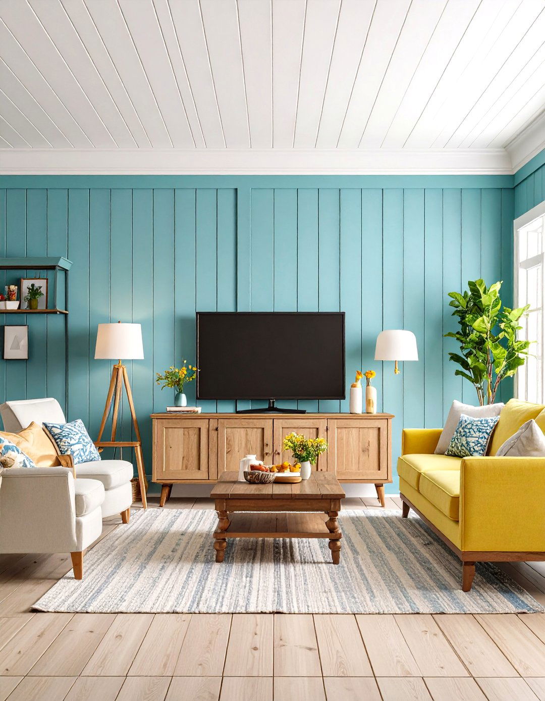 Board and Batten TV Wall - 24 Tv Accent Wall Ideas