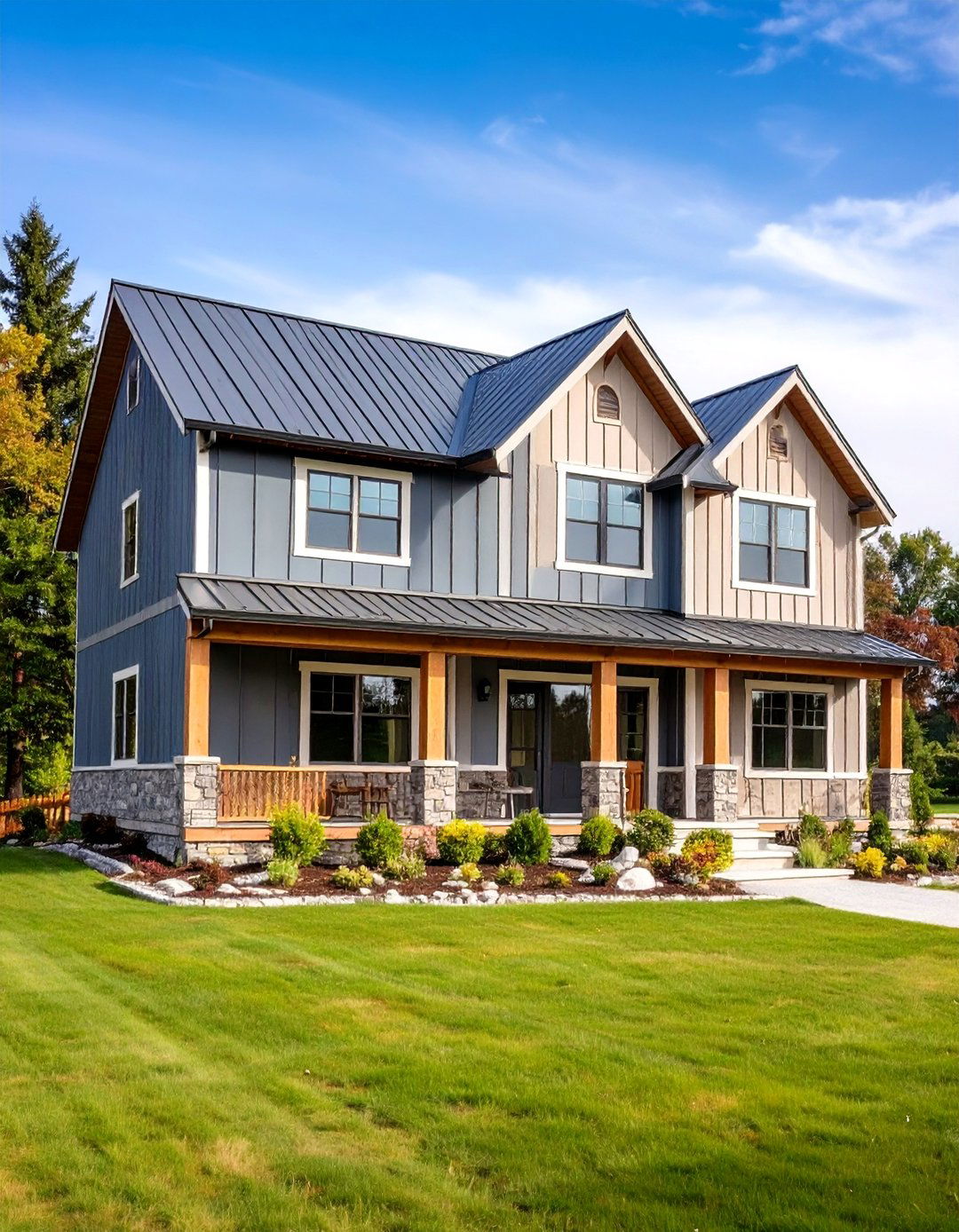 Board and Batten Vertical Siding Design - 24 Barndominium Exterior Ideas