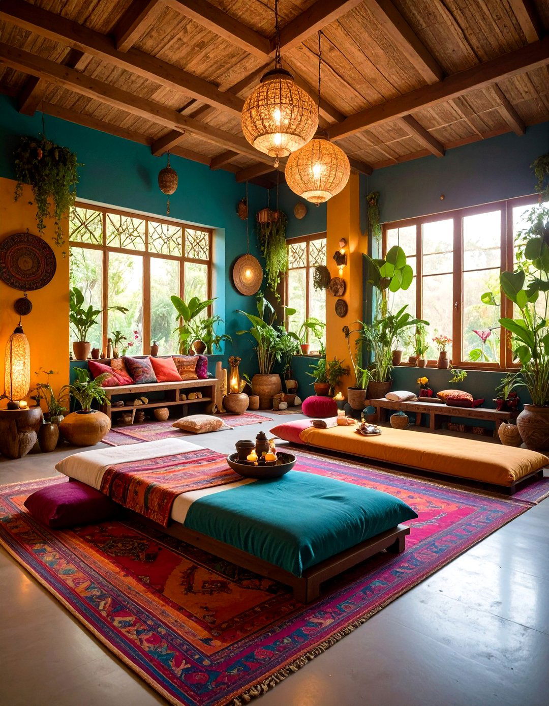 Bohemian Artistic Expression Space - 24 Massage Room Setup Ideas
