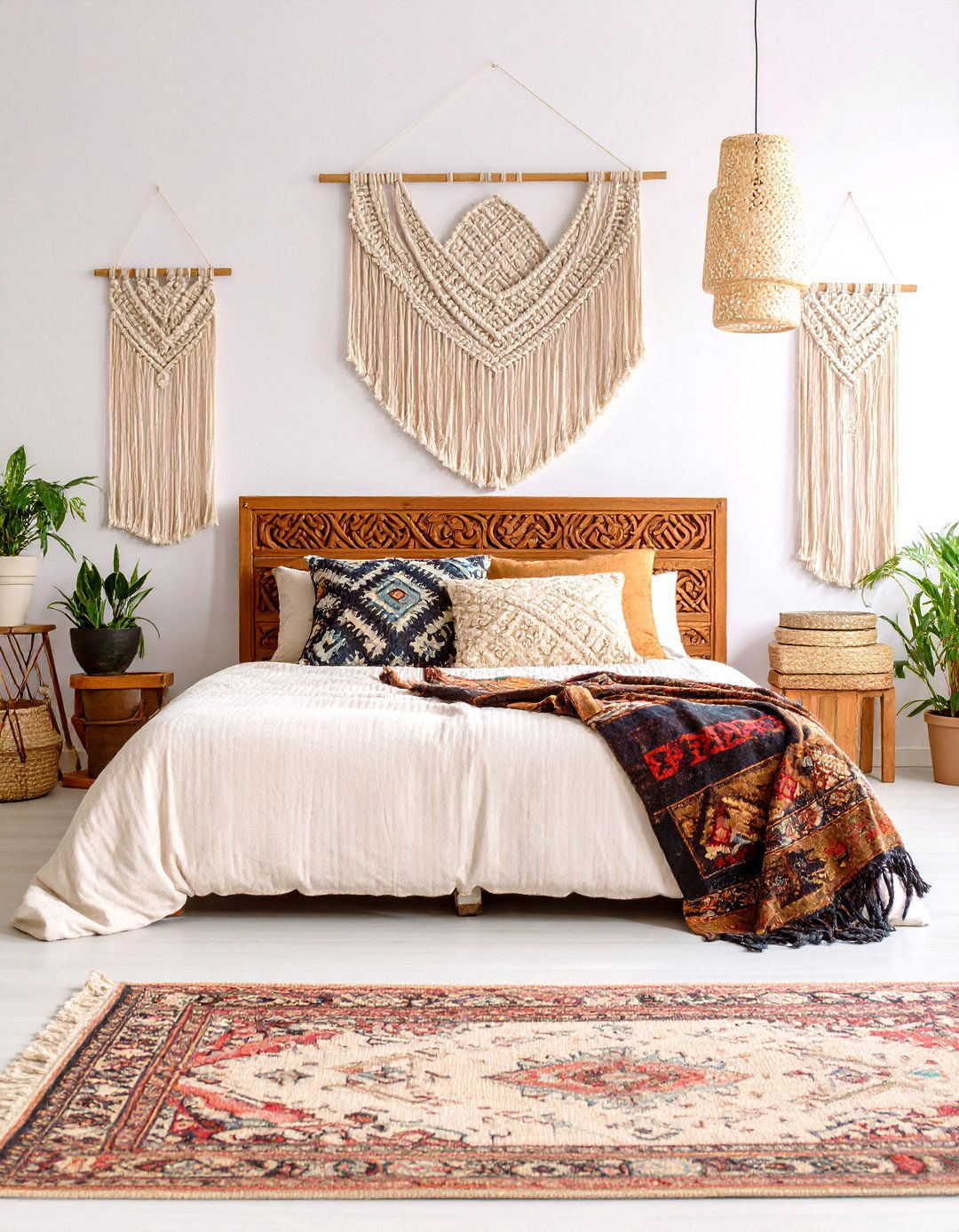 Bohemian Bedroom Oasis - 24 Barndominium Interior Ideas